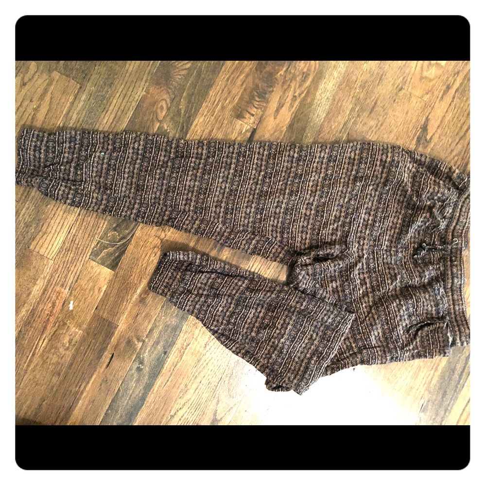 Hippy print jogger